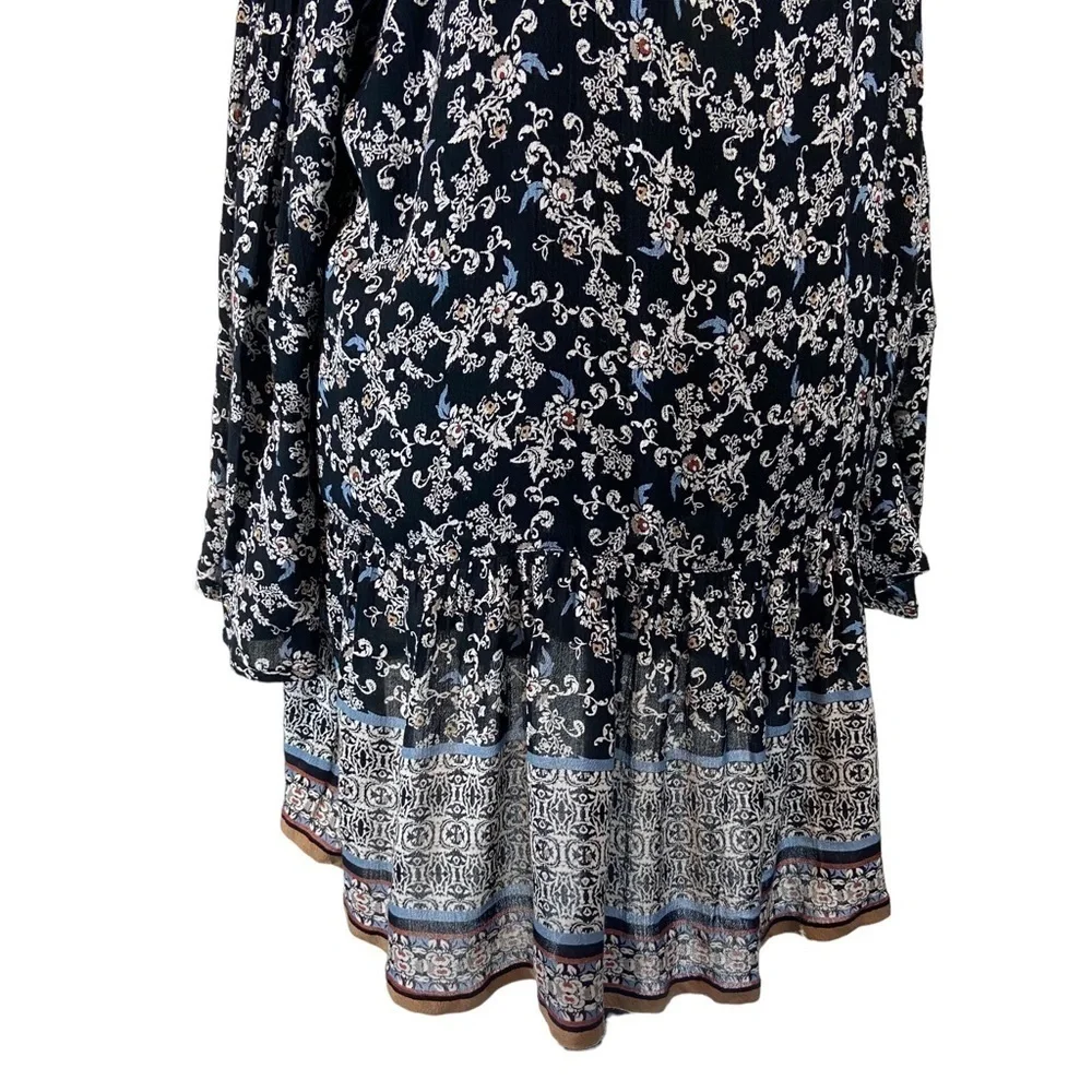 Anthropologie Raga Cold Shoulder Boho Tunic NWT
